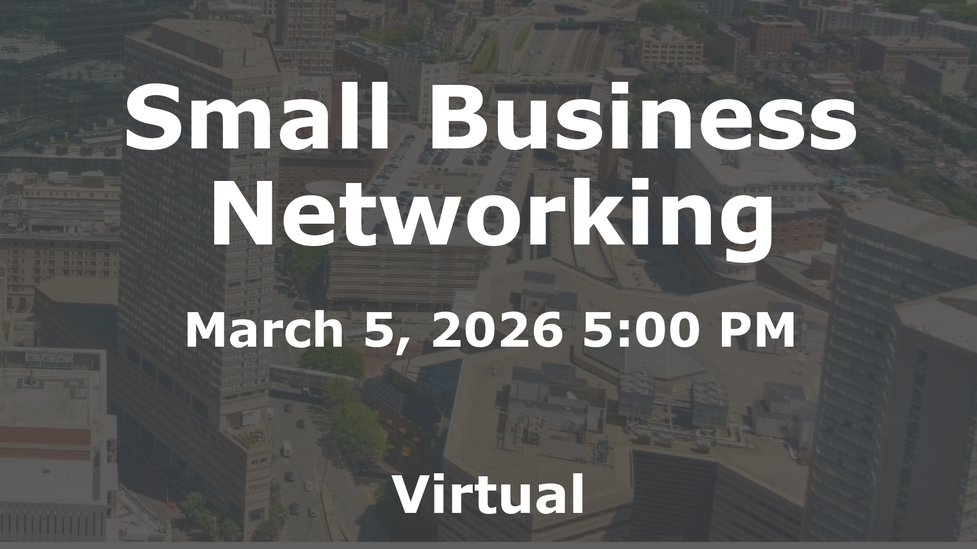 Small Business Networking event image